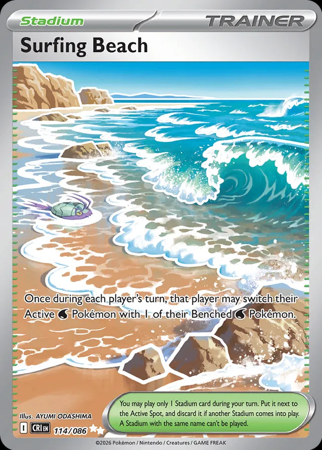 Chaos Rising Surfing Beach #114/86